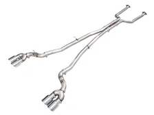 Track Edition Catback Exhaust for BMW G90/G99 M5 - 4.5" Chrome Silver Tips image 1