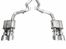 SwitchPath™ Exhaust for S650 Ford Mustang Dark Horse - Quad Chrome Silver Tips image 3