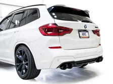 SwitchPath™ Axleback Exhaust for BMW F97 X3 M / F98 X4 M - 4.5" Diamond Black Tips image 8