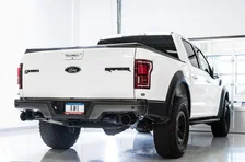 0FG Exhaust for Gen 2 Ford Raptor (Resonated Performance Cat-back) - Diamond Black 5" Tips image 4