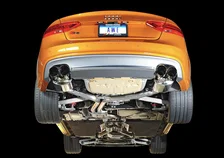 Touring Edition Exhaust for Audi S5 3.0T - 4" Diamond Black Tips image 2