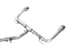 Track Edition Exhaust for Elantra N - Chrome Silver Tips image 3