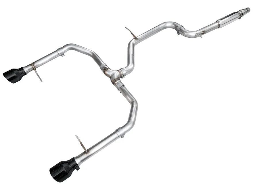 Track Edition Exhaust for MK7.5 GLI - Diamond Black Tips for Volkswagen Jetta