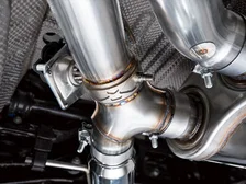 SwitchPath™ Exhaust for Cadillac CT5-V Blackwing - 4.5" Chrome Silver Tips image 14