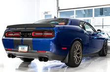 Track Edition Exhaust for 15+ Challenger 6.4 / 6.2 SC - Diamond Black Quad Tips image 5