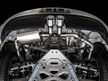 SwitchPath™ Exhaust for Porsche 718 Boxster / Cayman (PSE Only) - Chrome Silver Tips image 4