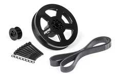 Supercharger Drive and Crank Pulley with Belt - Press on - 3.0 TFSI for Audi image 1