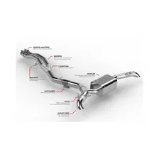 Rear Catback Exhaust System - SQ5 (B9) for Audi image 12
