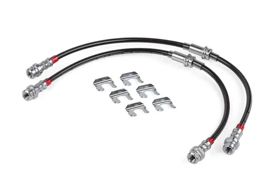 Braided Stainless Steel Brake Lines (Set of 2) - Front for Volkswagen