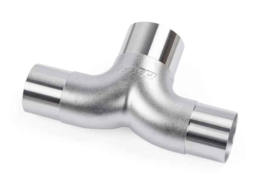 Cast Stainless Steel T Splitter - 76mm (3") to Dual 63.5mm (2.5")