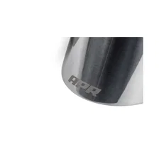 Single-Walled 4" Slash-Cut Tips (Polished Silver) - Set of 2 image 4