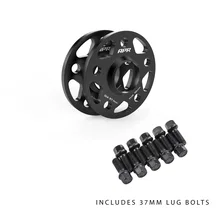 Wheel Spacer Kit With Lug Bolts - 10mm Thick - 57.1mm CB - 37mm Bolts image 1