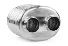 Premium Sound Absorption Muffler - Dual 63.5mm (2.5") image 3