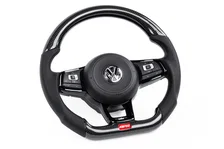 Steering Wheel - Carbon Fiber & Perforated Leather for Volkswagen image 1