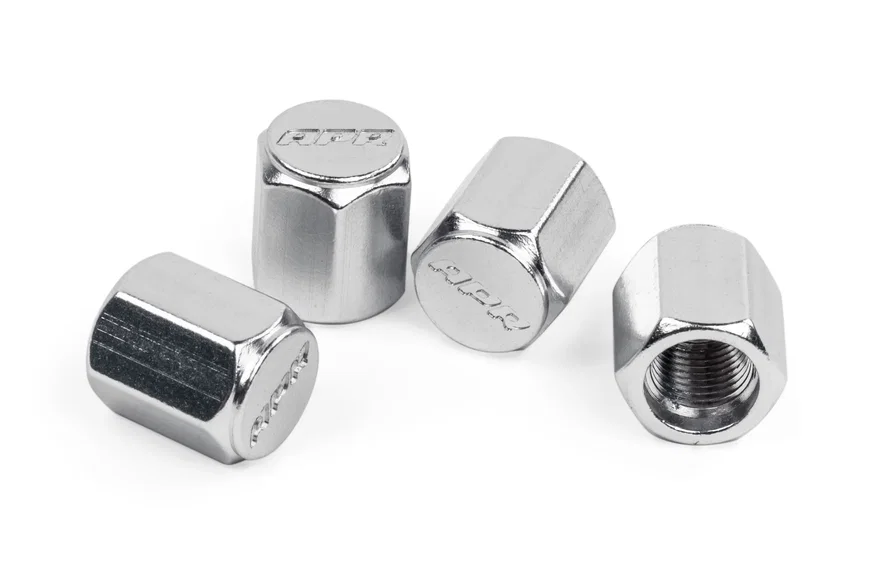 Valve Stem Caps - Silver