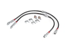 Braided Stainless Steel Brake Lines (Set of 2) - Front image 1