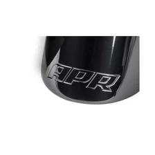 Double-Walled 3.5" Slash-Cut Tips (Diamond Black) - Set of 2 for Audi image 4