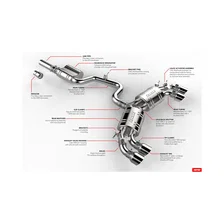 Catback Exhaust System - S3 Sportback (8V) / T-Roc image 23