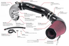 Carbon Fiber Intake Filter System - 2.5 TFSI MK3 TT RS/RS3 for Audi image 9