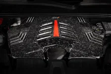 Engine Cover - 2.9T/3.0T/4.0T (4M) SUV - Forged Carbon Fiber image 8