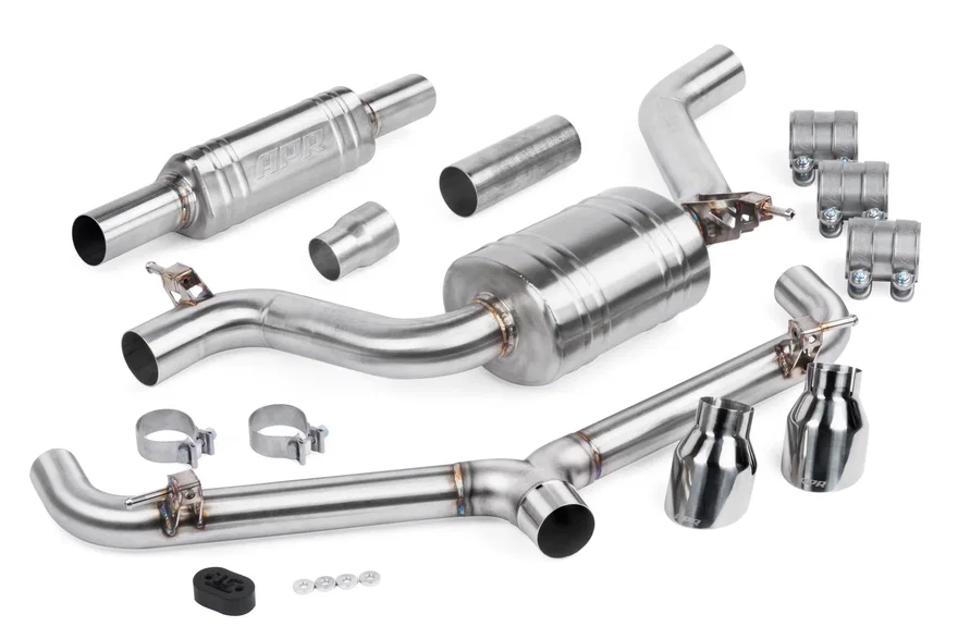 Catback Exhaust System (w/ Front Muffler) - GTI TRC (MK7.5)