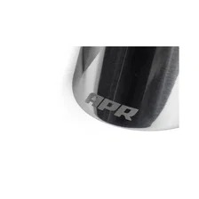 Single-Walled 3.5" Slash-Cut Tips (Polished Silver) - Set of 2 for Audi image 4