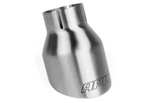 Double-Walled 4" Slash-Cut Tips (Brushed) - Set of 2 image 2