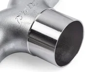 Cast Stainless Steel T Splitter - 76mm (3") to Dual 63.5mm (2.5") image 3