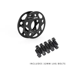 Wheel Spacer Kit With Lug Bolts - 5mm Thick - 57.1mm CB - 32mm Bolts image 1