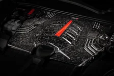 Engine Cover - 2.9T/3.0T/4.0T (4M) SUV - Forged Carbon Fiber image 9