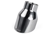 Single-Walled 4" Slash-Cut Tips (Polished Silver) - Set of 2 image 3