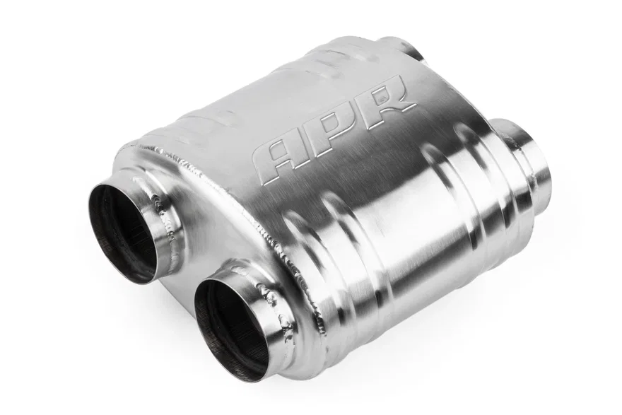 Premium Sound Absorption Muffler - Dual 70mm (2.75")