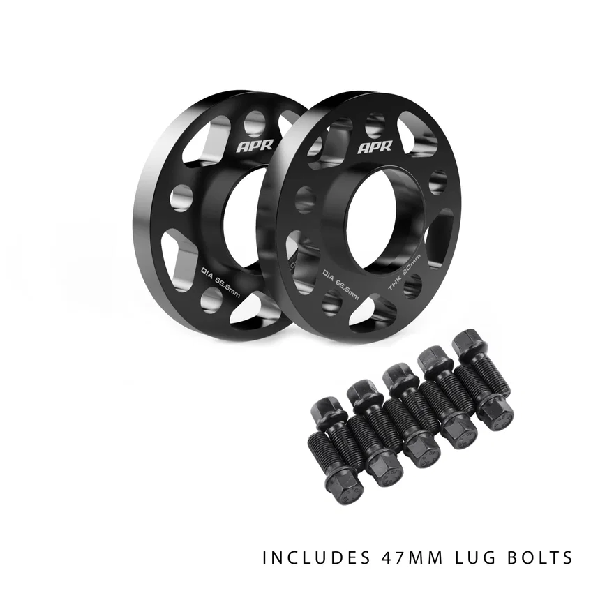 Wheel Spacer Kit With Lug Bolts - 20mm Thick - 66.5mm CB - 47mm Bolts