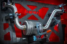 Catback Exhaust System (w/ Front Muffler) - GTI TRC (MK7.5) image 49