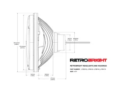 Holley RetroBright LED Forward Facing Light - Classic White (3000K) image 10