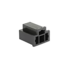 unterminated female electrical connector - 3 pin image 1