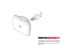 Holley RetroBright LED Forward Facing Light - Modern White (5700K) image 10