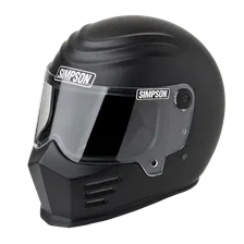 Outlaw Bandit Helmet - Flat Black image 1
