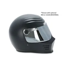 Outlaw Bandit Helmet - Flat Black image 4