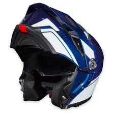 Journey Bandit Helmet - Blue/White - Medium image 4