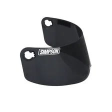 Outlaw Bandit Helmet Optional Shield - Dark Smoke - XS/S image 1