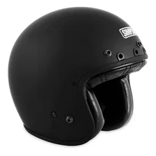 Chopper Helmet - Flat Black - Large image 3