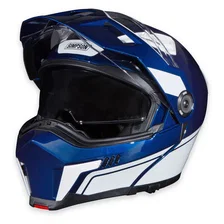 Journey Bandit Helmet - Blue/White - Medium image 3