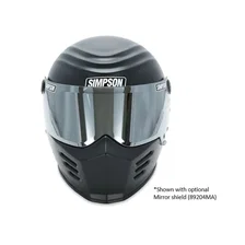Outlaw Bandit Helmet - Flat Black image 3