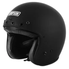 Chopper Helmet - Flat Black - Large image 1