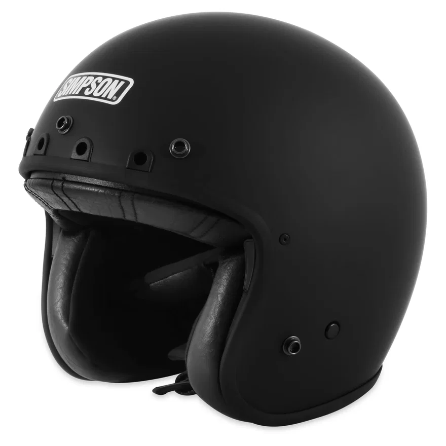 Chopper Helmet - Flat Black - Large