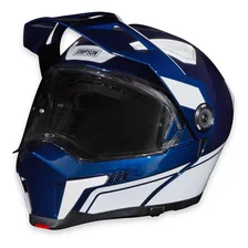 Journey Bandit Helmet - Blue/White - Medium image 1