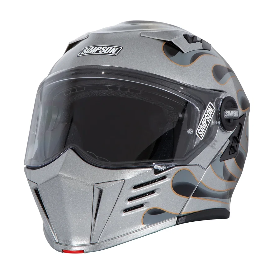 Mod Bandit Helmet - Wildfire Silver - Extra Large