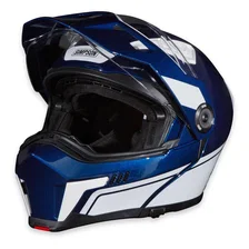 Journey Bandit Helmet - Blue/White - Medium image 2
