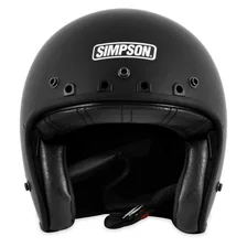 Chopper Helmet - Flat Black - Large image 2